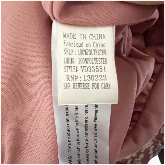 Very J Tell It Like It Is Mini Dress Square Neck Color Rose Size Medium Boutique - Picture 12 of 13